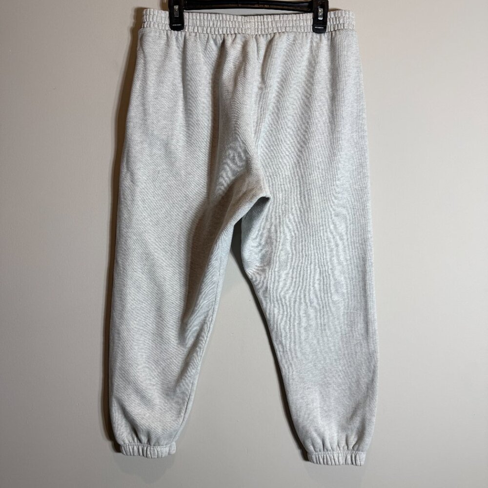 PINK Victoria's Secret Floral Embroidered Fleece Jogger Sweatpants Women's Large - Picture 8 of 11